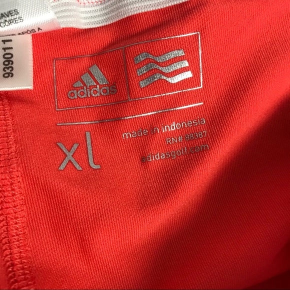 Adidas Gray and Orange Skort Golf Skirt - Picture 5 of 12